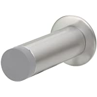 Solido pared puerta de búfer de 20 mm de diámetro- longitud: 30 mm | Tope para puerta | aluminio plata | 1 pieza